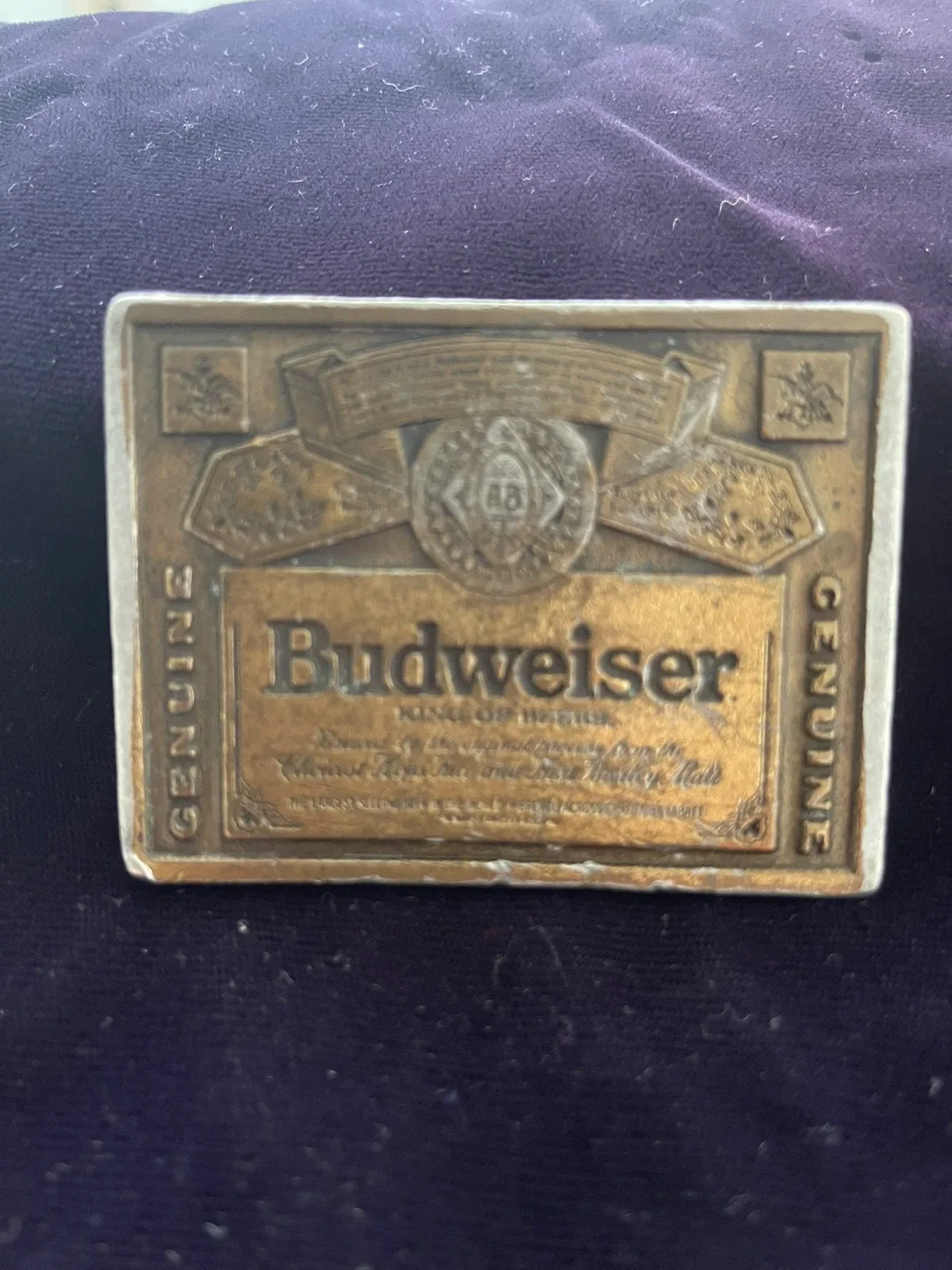 Budweiser Belt Buckle