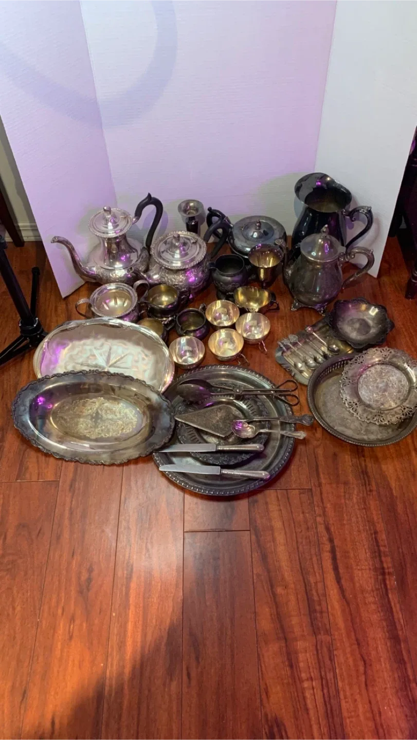 Silverplate lot 36 pc