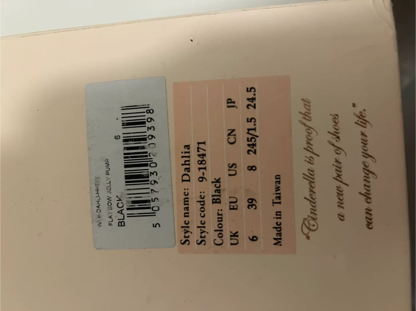 Ted Baker Dahlia Flat Bow Jelly Pump - Black, Size 8