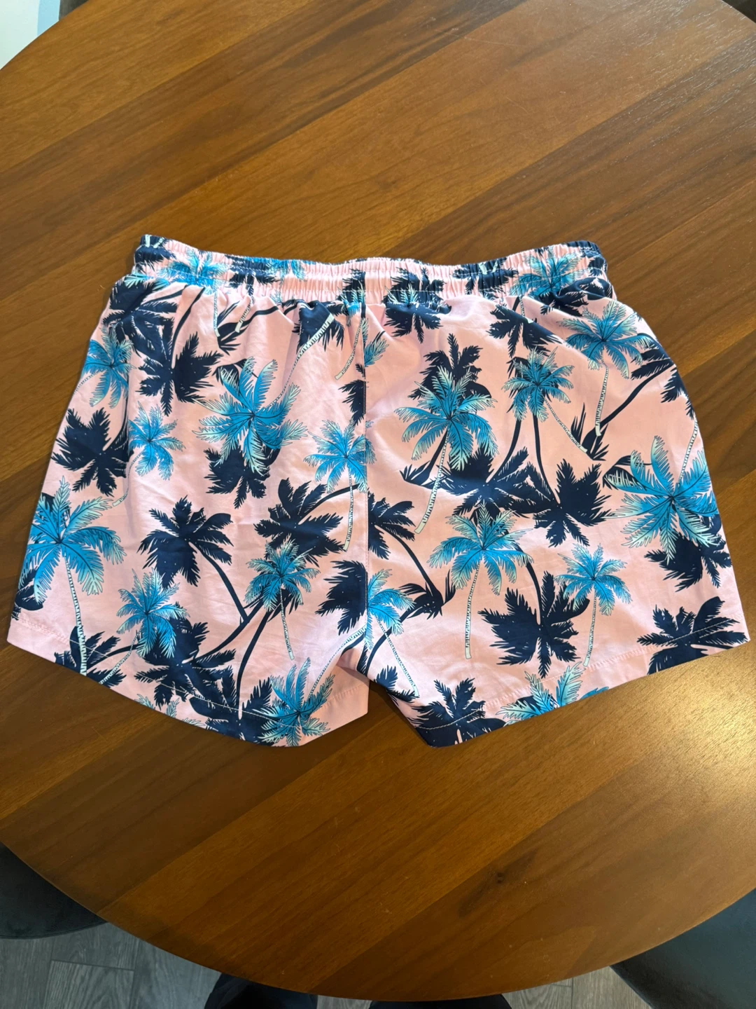 Mens Coofcandy - Pink Palm Tree Swim Shorts - Large - photo 2