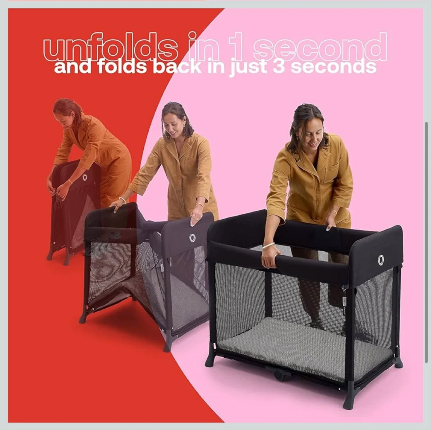 Bugaboo Stardust Grey Bassinet - Like New! image indicator(5)