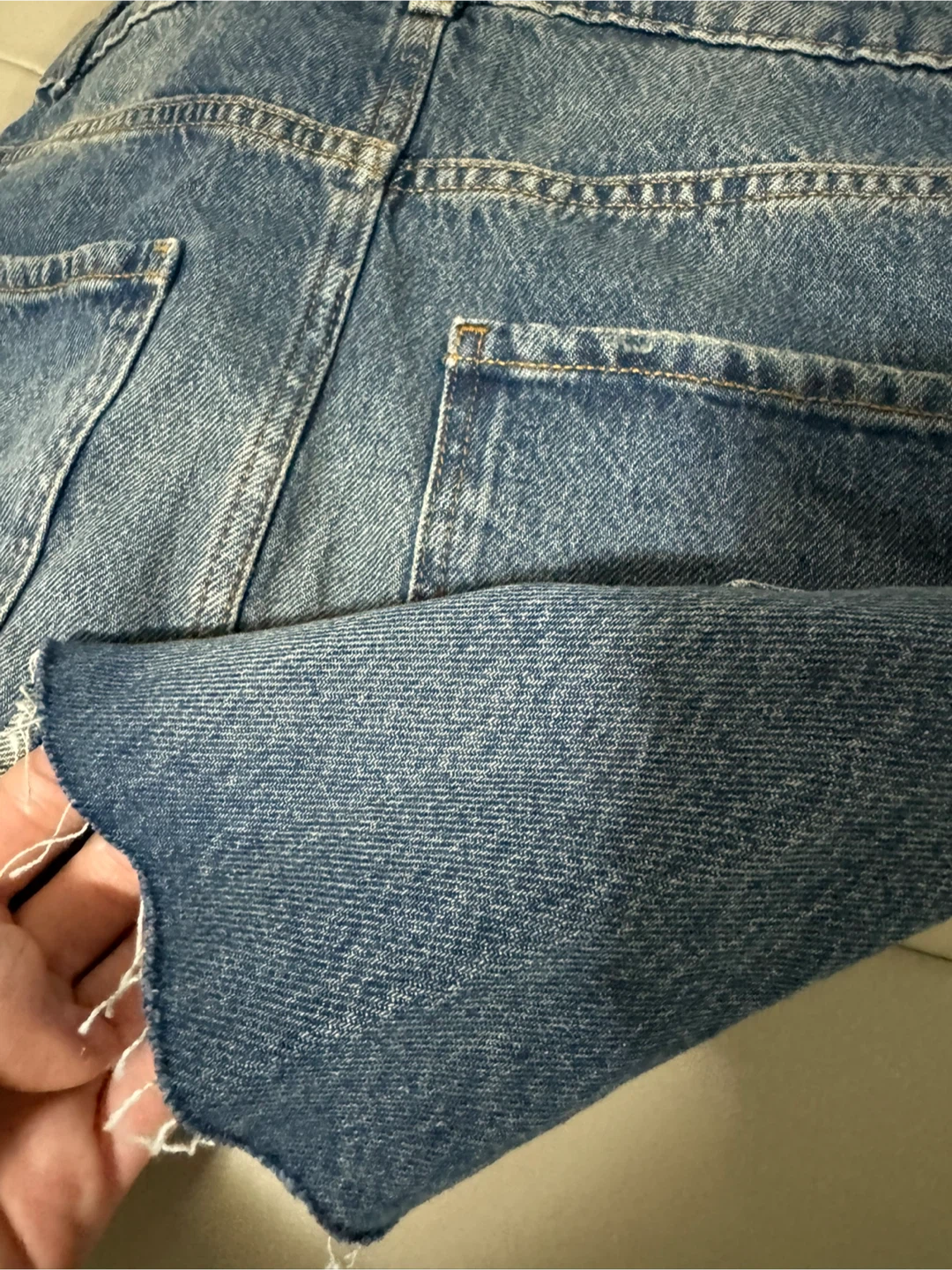 Collusion Denim Mini Skirt - Size US 2 - photo 4