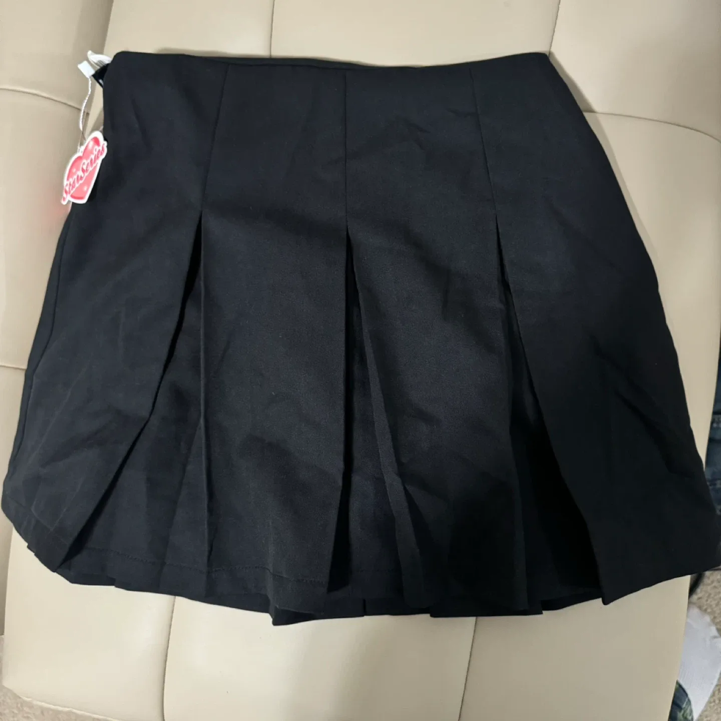 Black Pleated Skirt