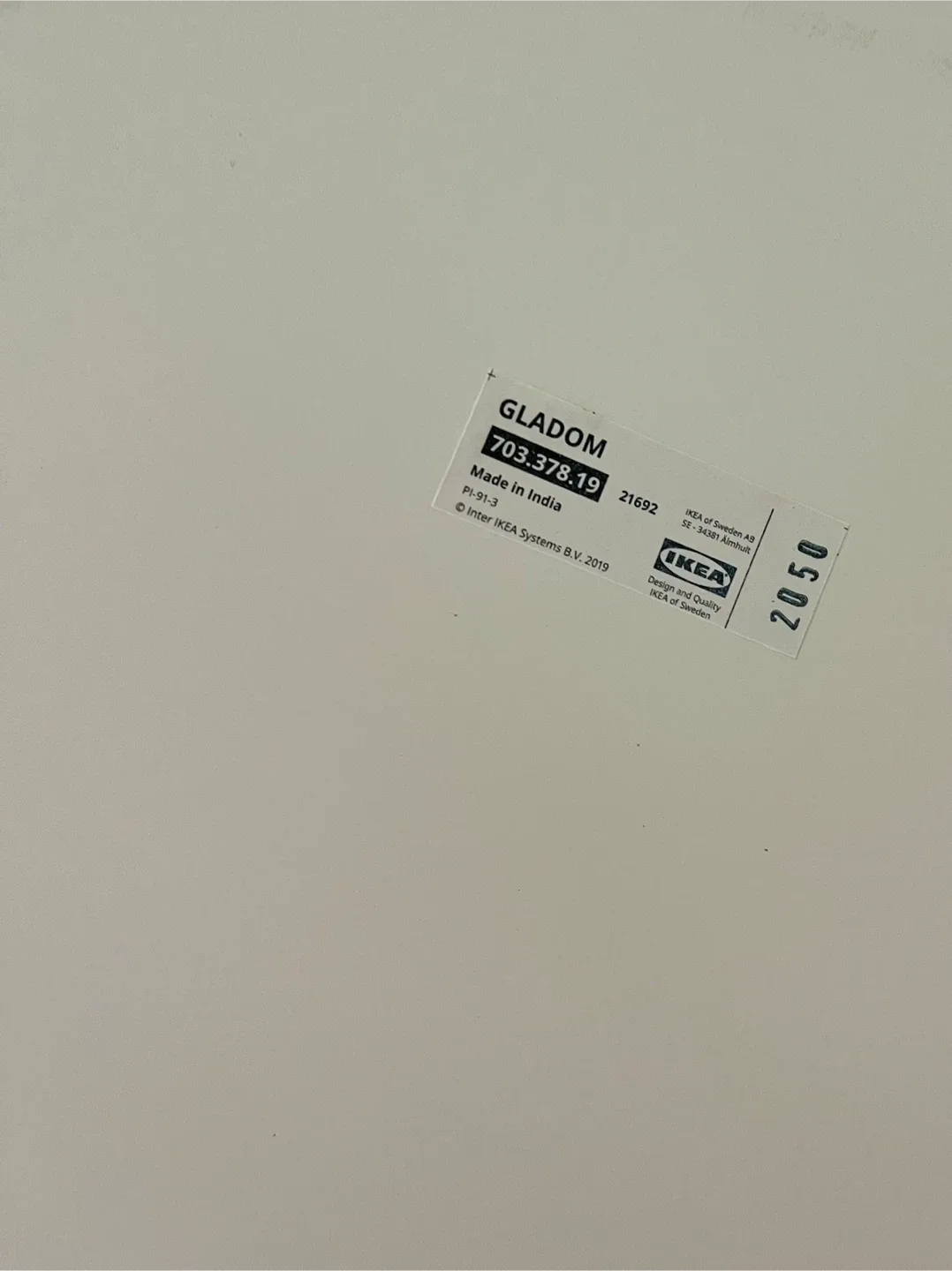 Tray Table - White IKEA GLADOM image indicator(3)