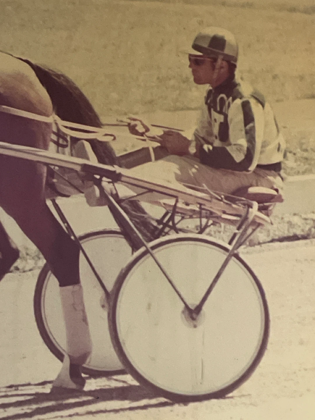 Vintage framed photo of Sissy Spur 6,2:04.1f ($100,689) - photo 2