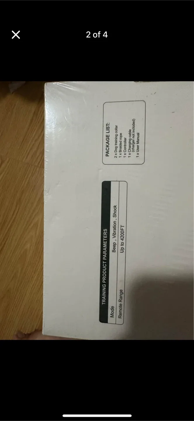 JUGOBOW DT-682 Dog Training Collar - New in Box! image indicator(3)