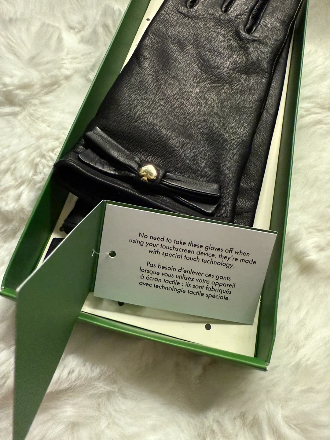 Kate Spade Leather Gloves - New in Box image indicator(6)