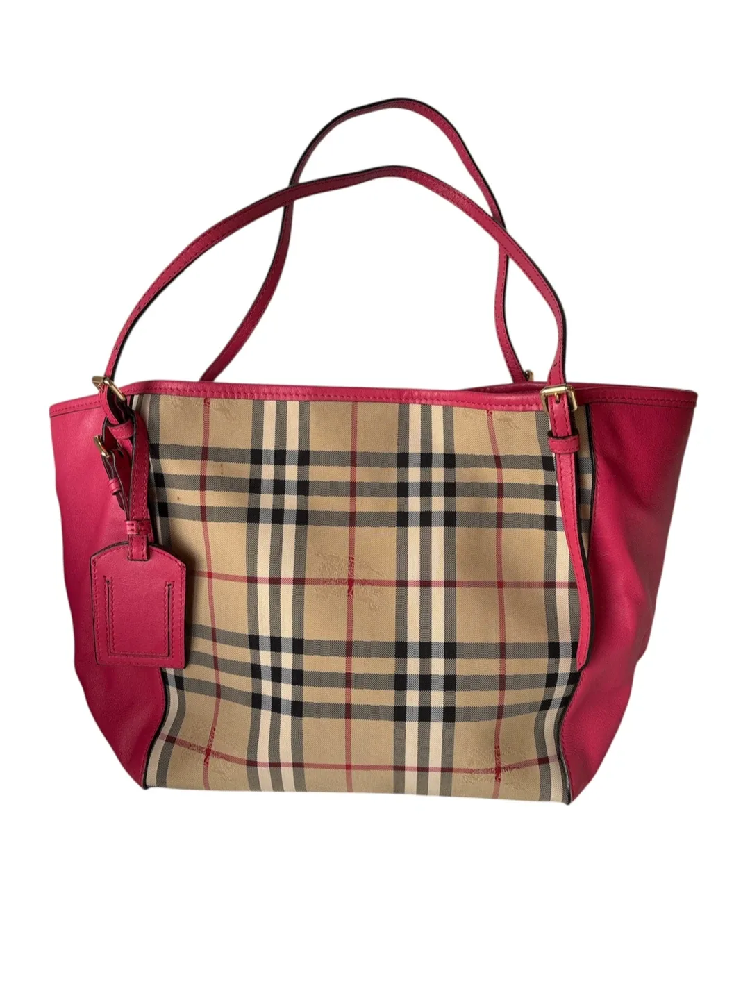 Burberry Canterbury Pink Leather Bag