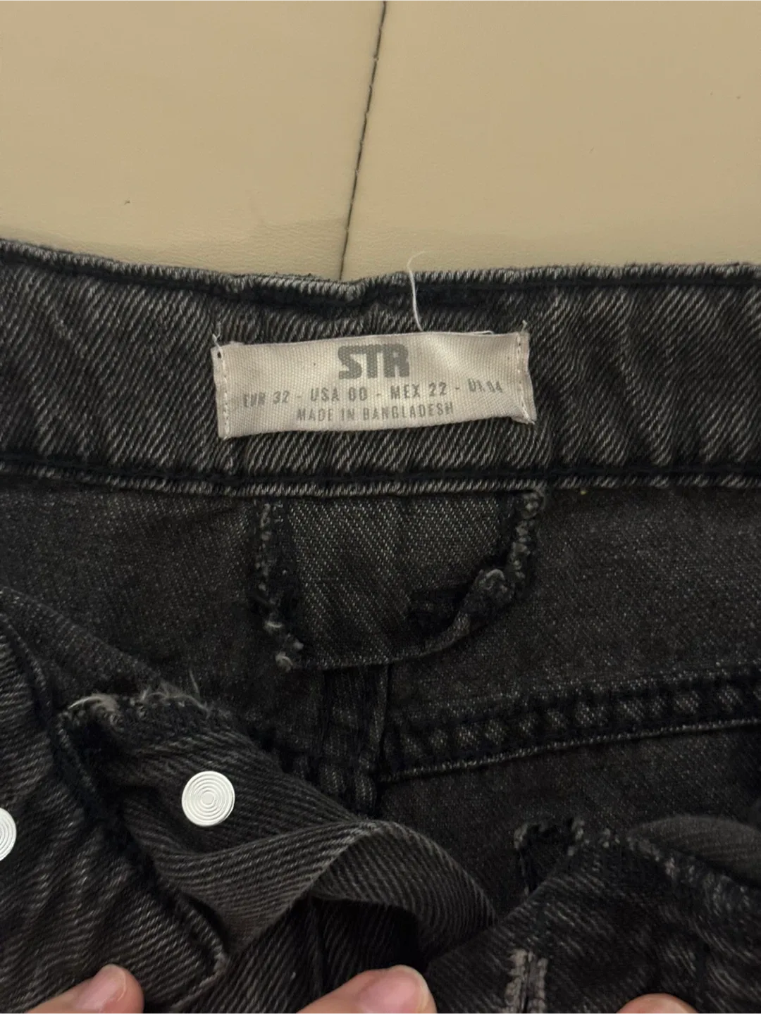 STR Grey/Brown Jeans - Size 32 image indicator(2)