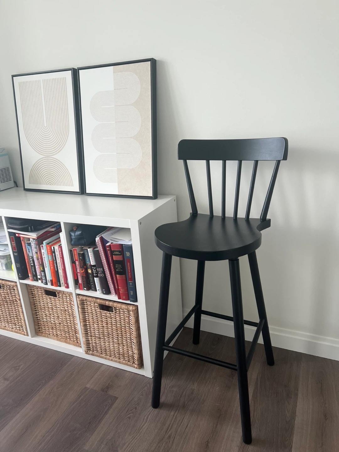 IKEA NORRARYD Black Bar Stools - photo 2