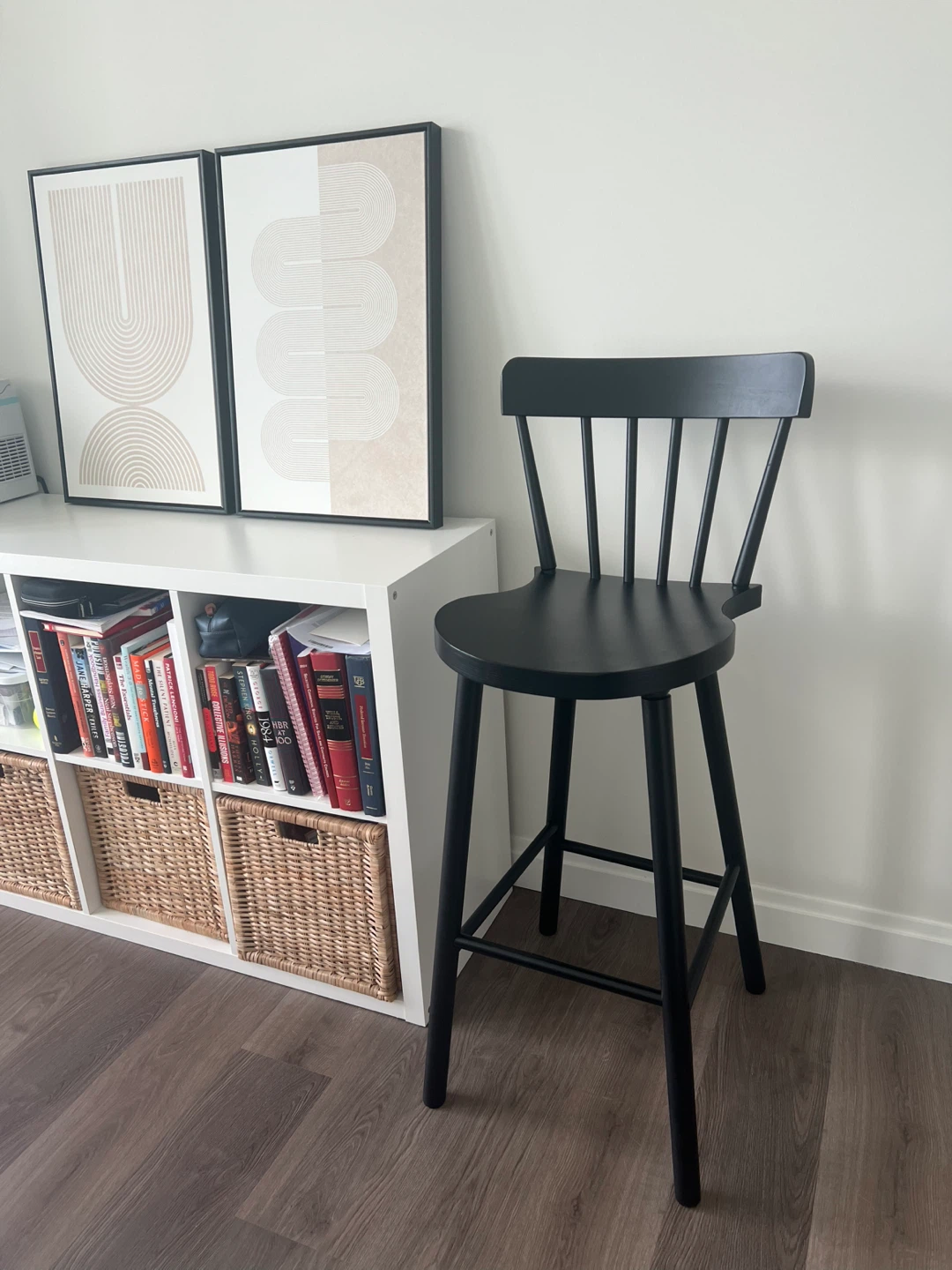 IKEA NORRARYD Black Bar Stools - photo 3