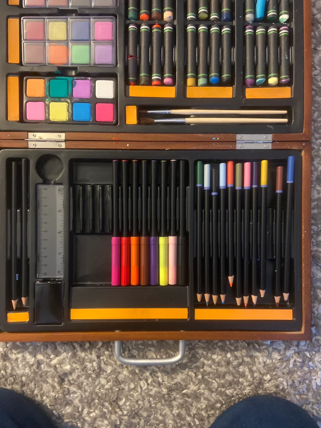 Artist Set with Paints, Crayons, and Pencils - photo 3