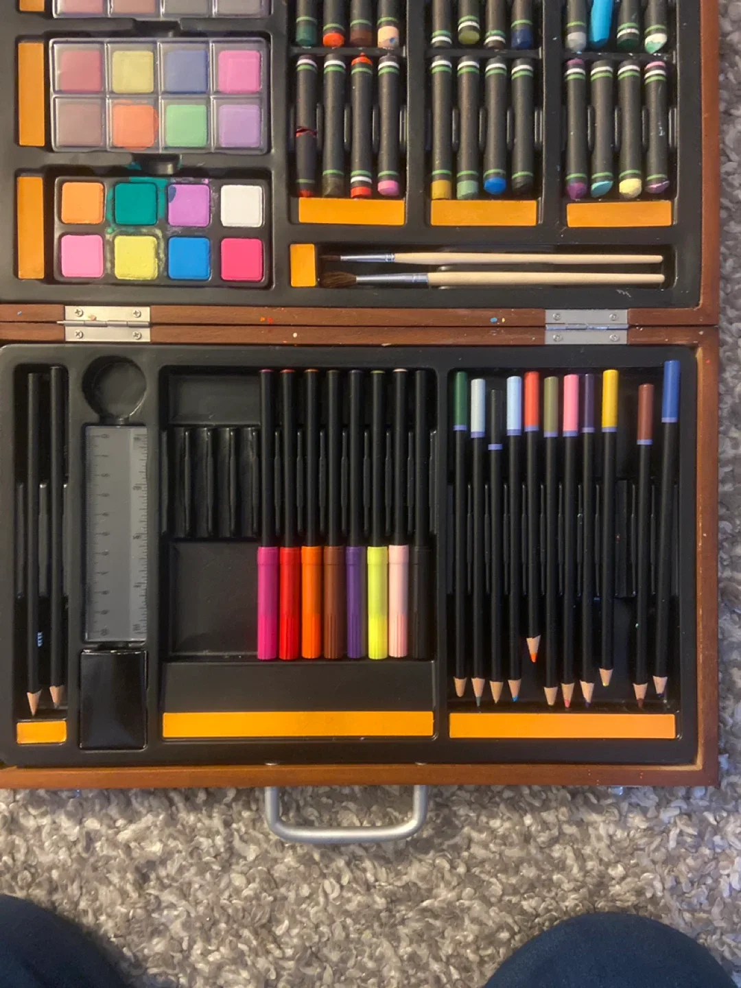 Artist Set with Paints, Crayons, and Pencils image indicator(3)