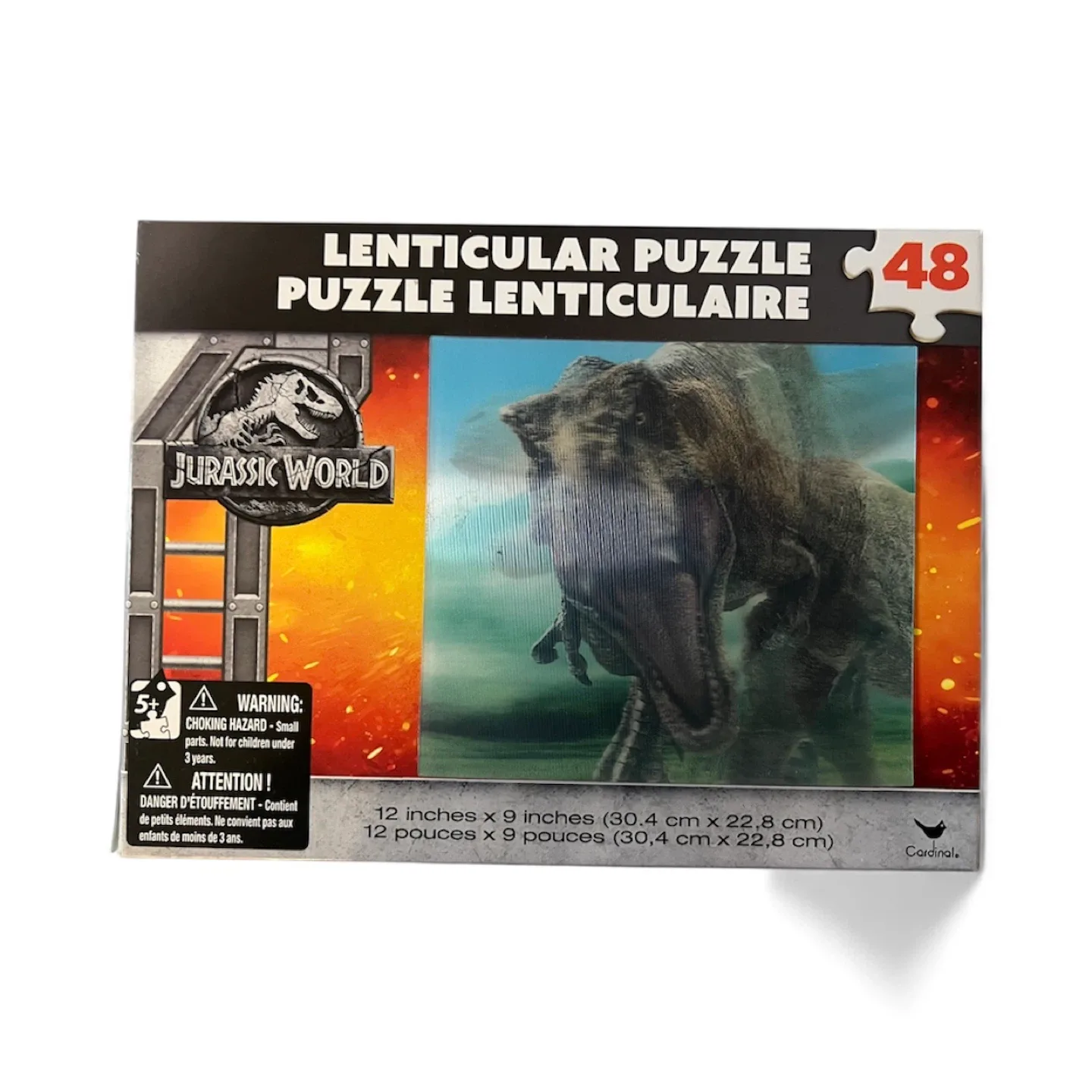 New Jurassic World Lenticular Puzzle - 48 Pieces
