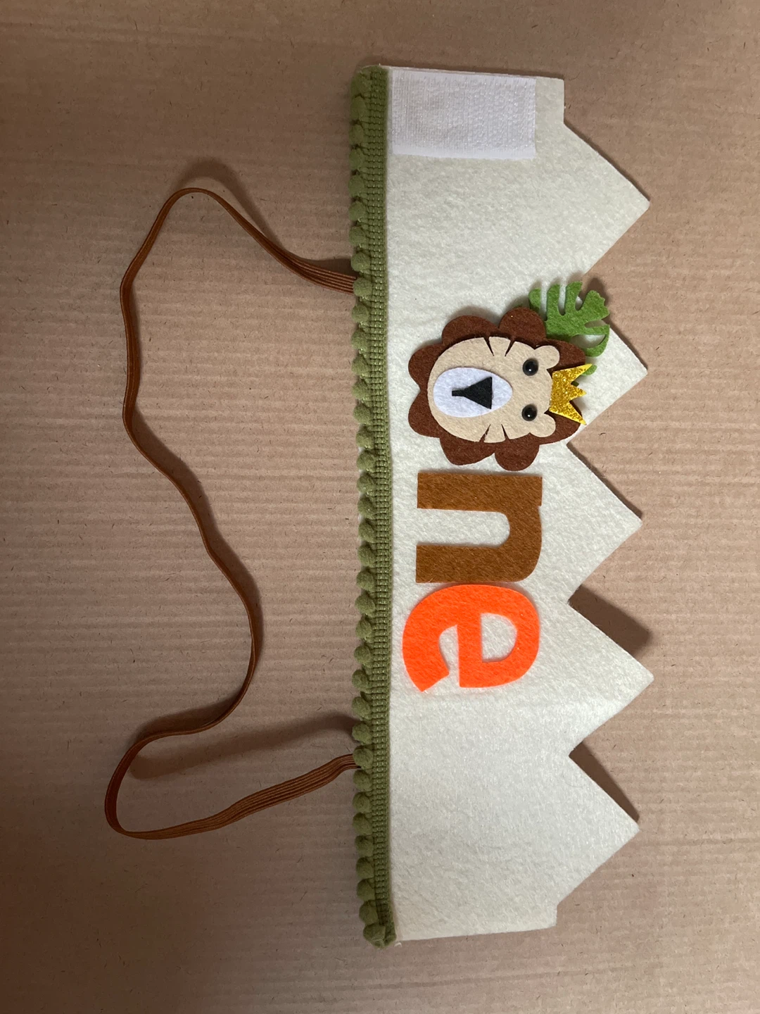 Lion 'One' Birthday Crown