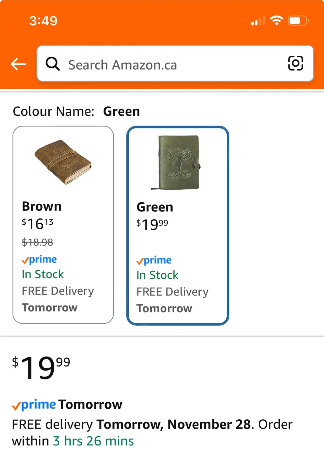 Leather Journal Embossed Tree of Life - Green image indicator(2)