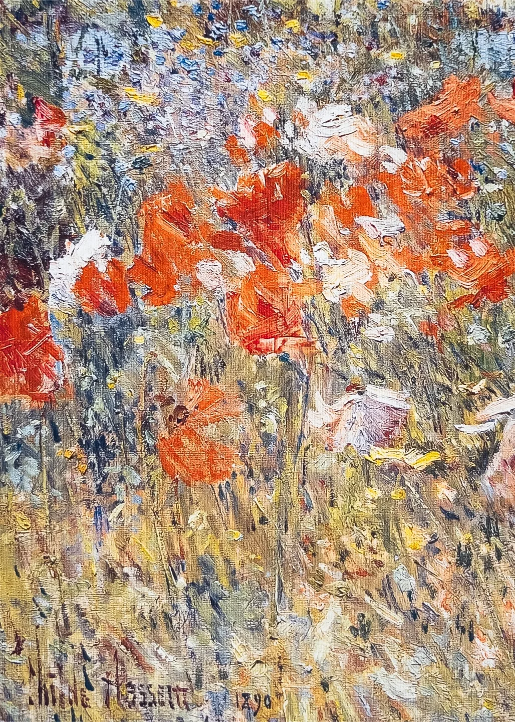 Framed Wildflower Garden Vintage Art - New image indicator(3)