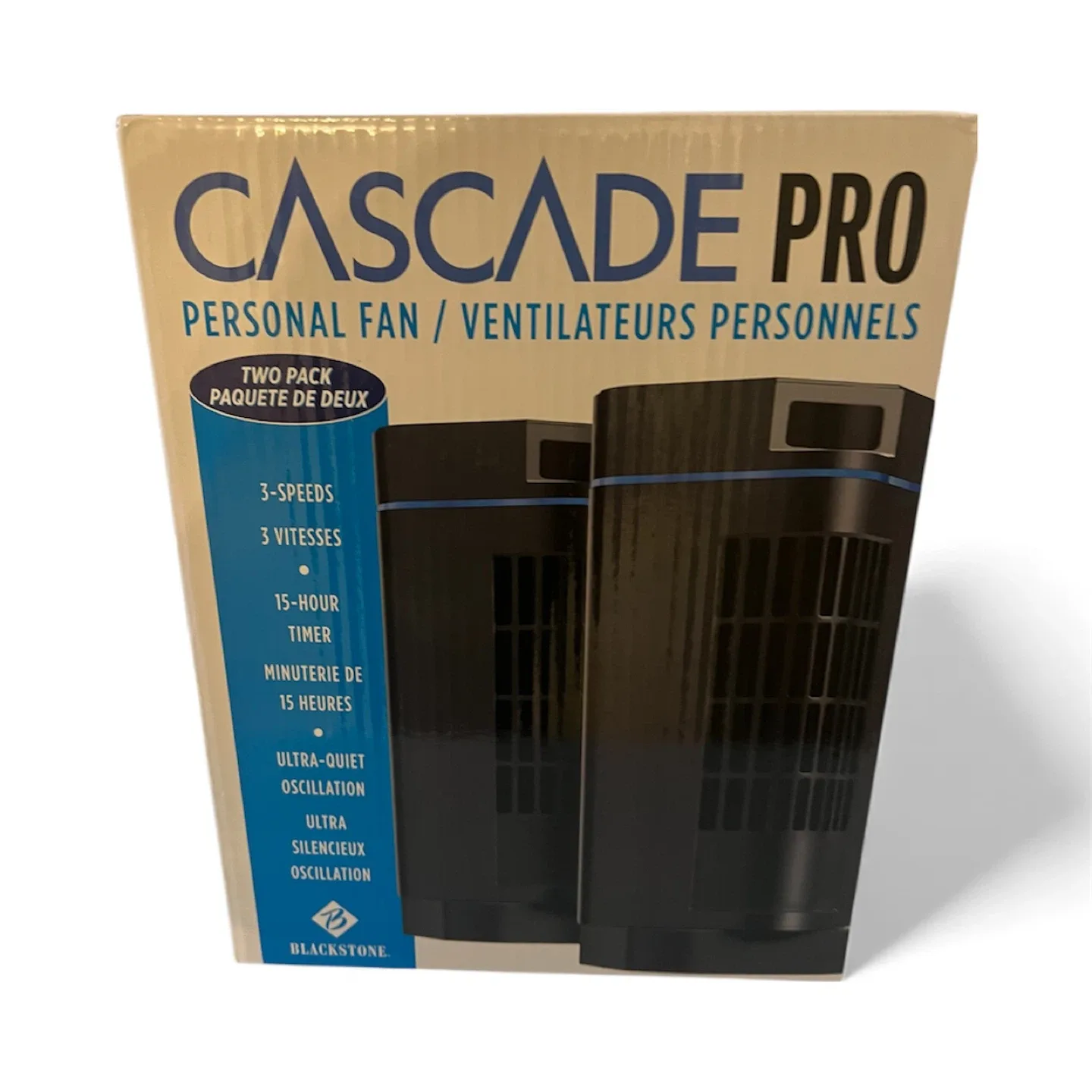 Blackstone Cascade Pro Personal Fan - Two Pack