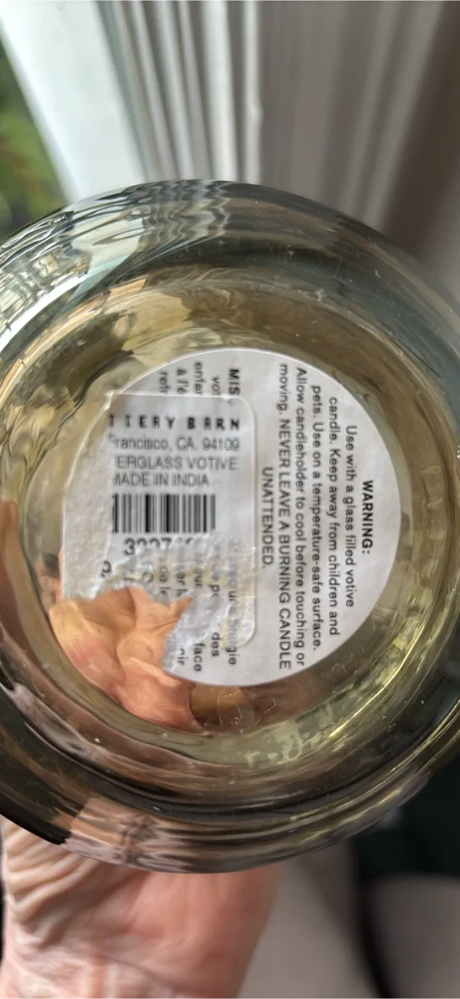 Pottery Barn Erglass Votive Candle Holder image indicator(3)