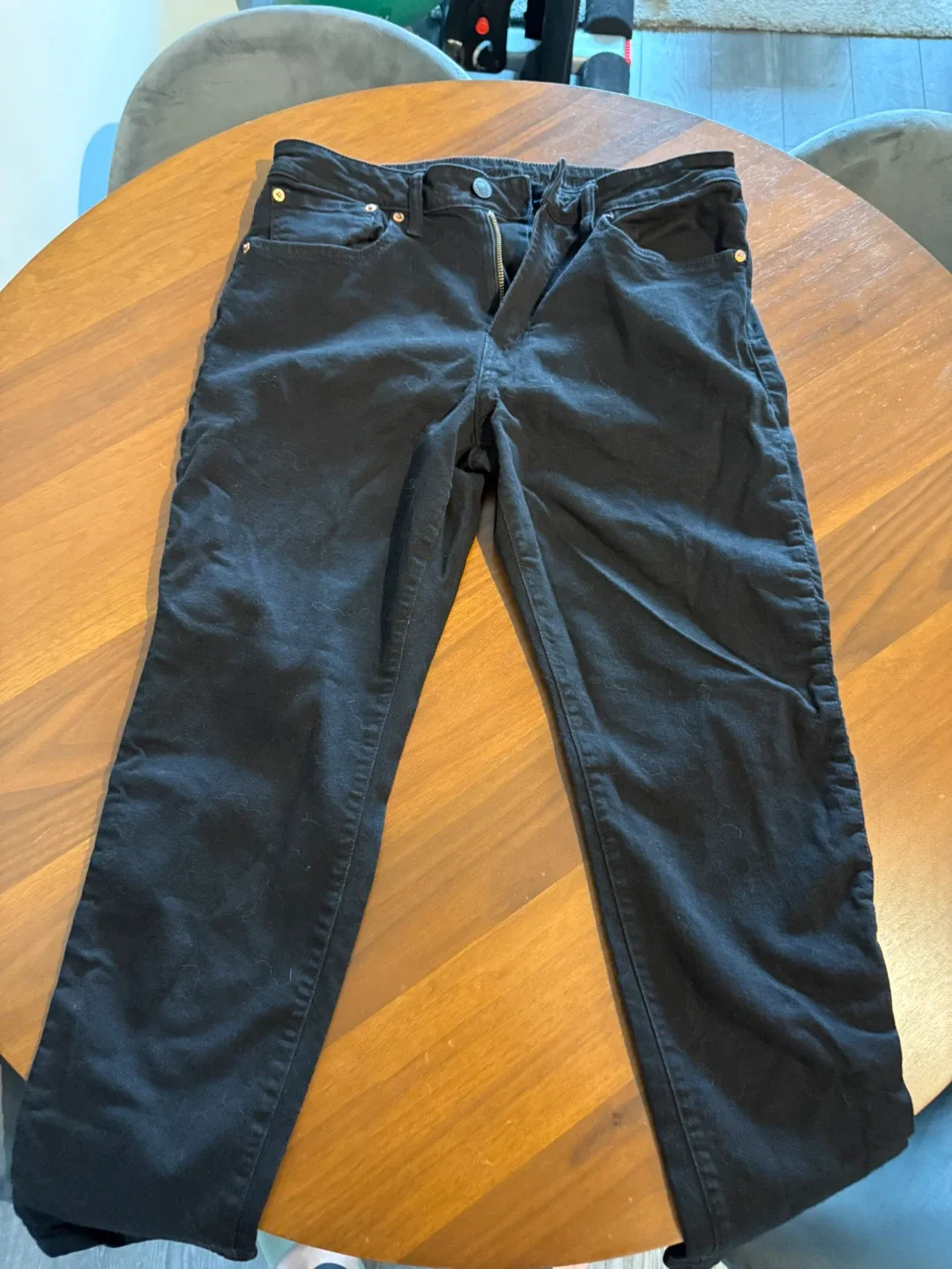 American Eagle Men’s Black Jeans - 33x30 - Athletic