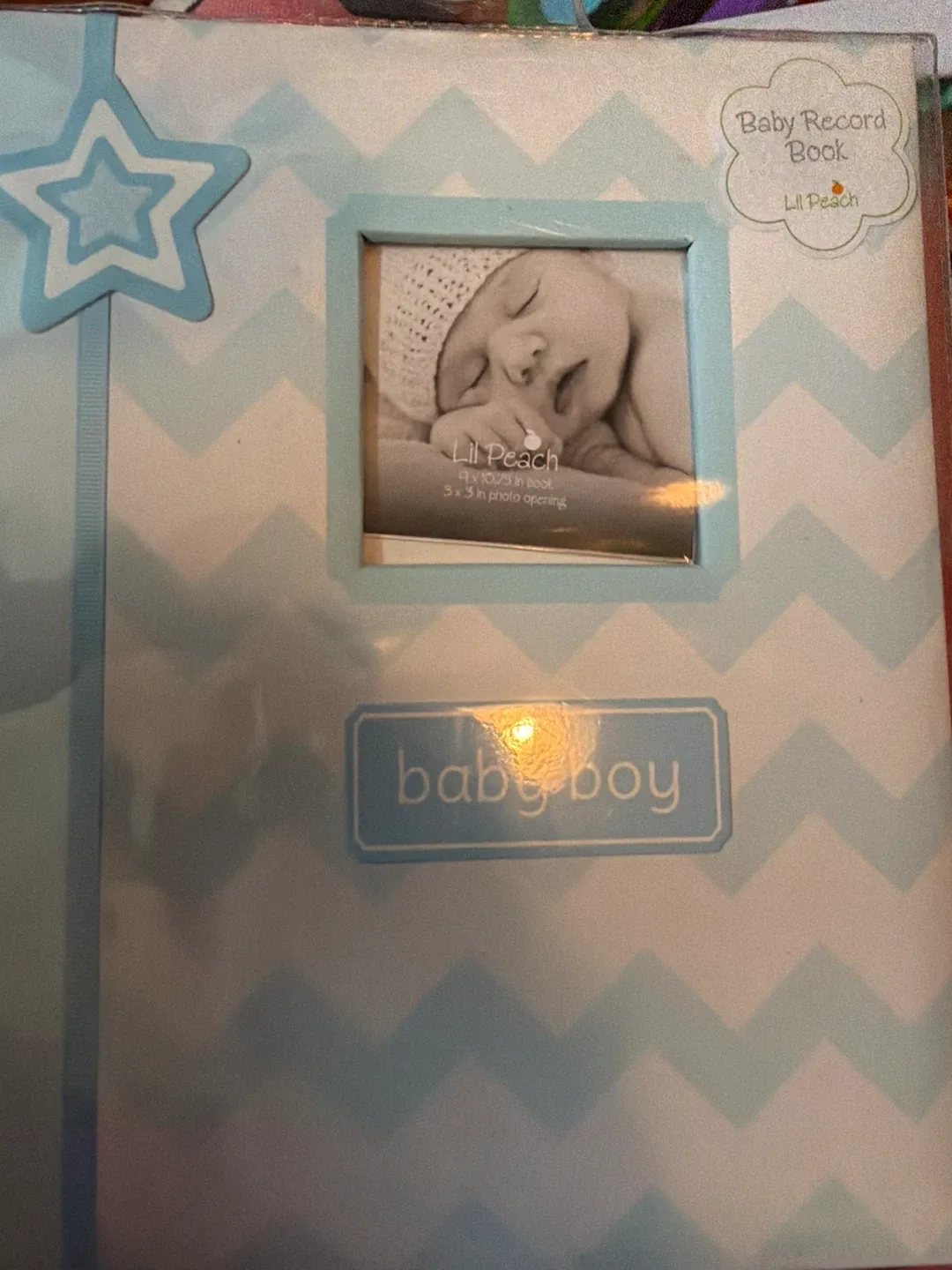 Lil Peach Baby Boy Record Book