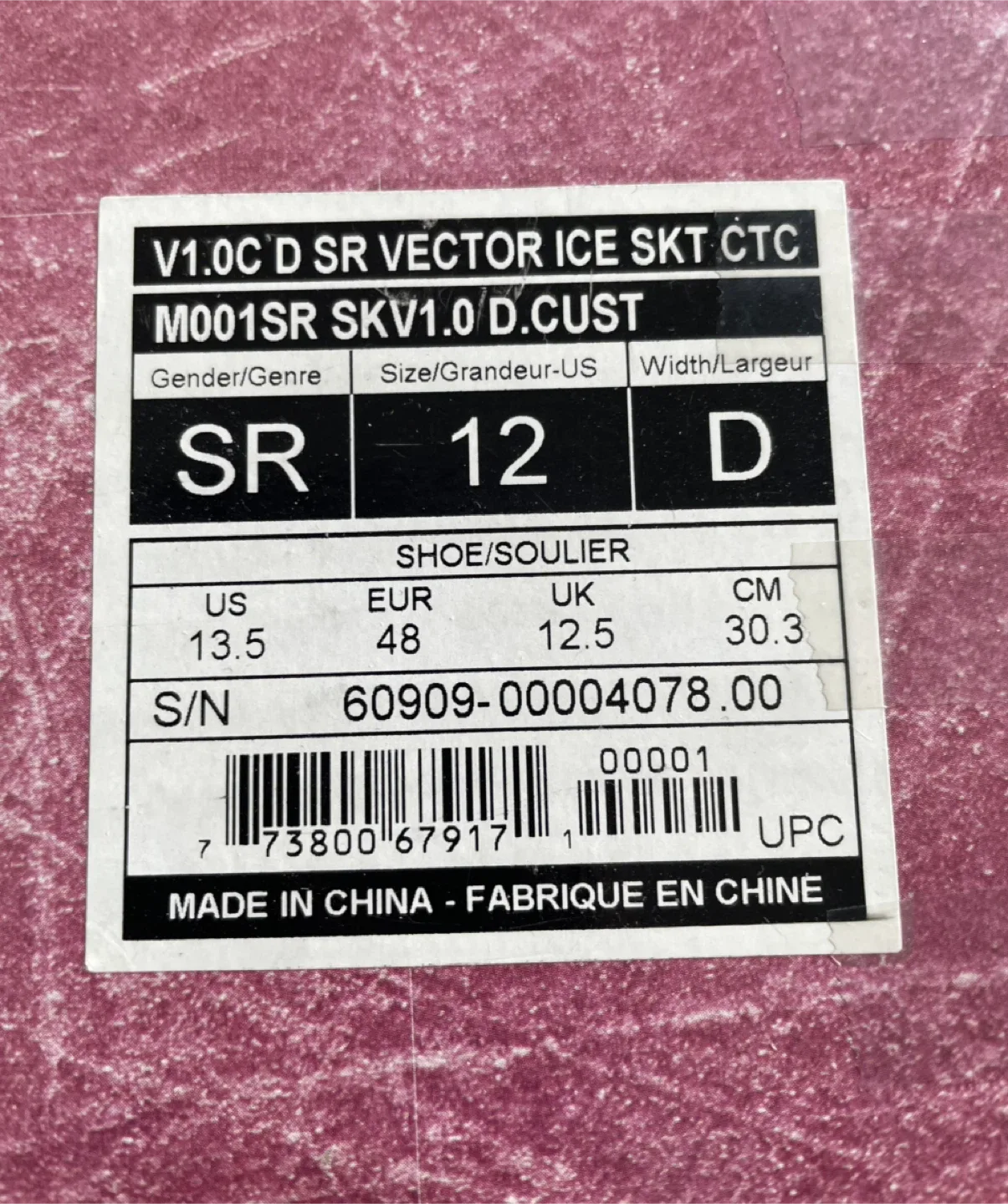 CCM Vector Ice Skates - Size 12 image indicator(2)