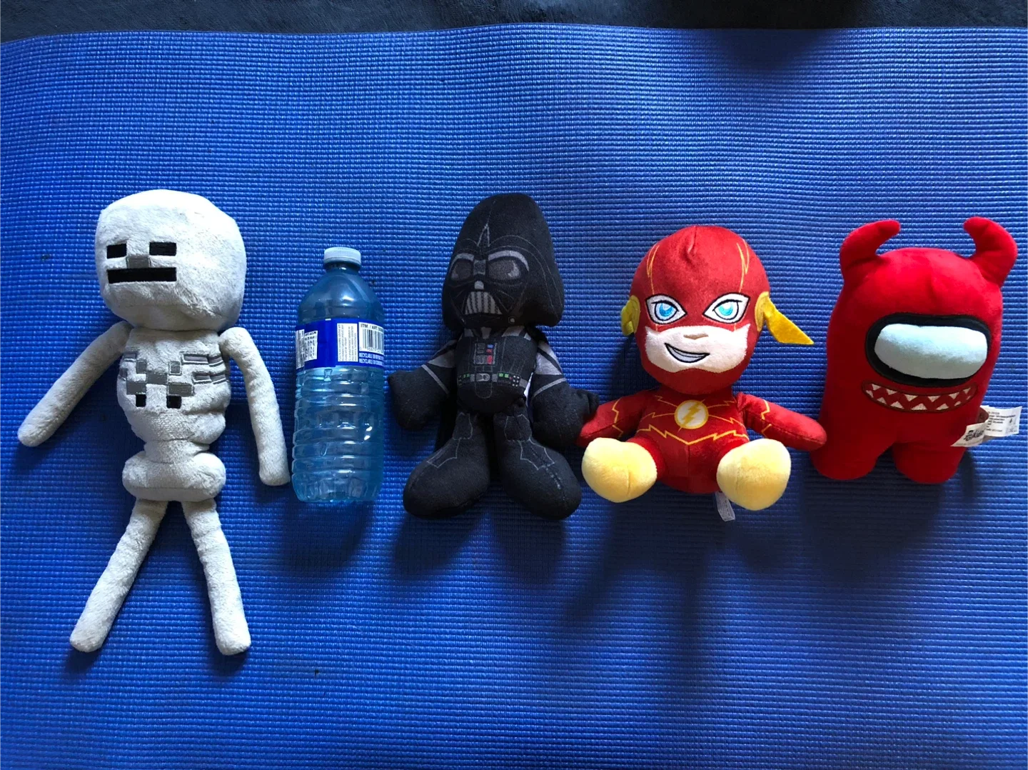 Assorted Plush Toys: Minecraft, Star Wars, Flash, Among Us image indicator(2)