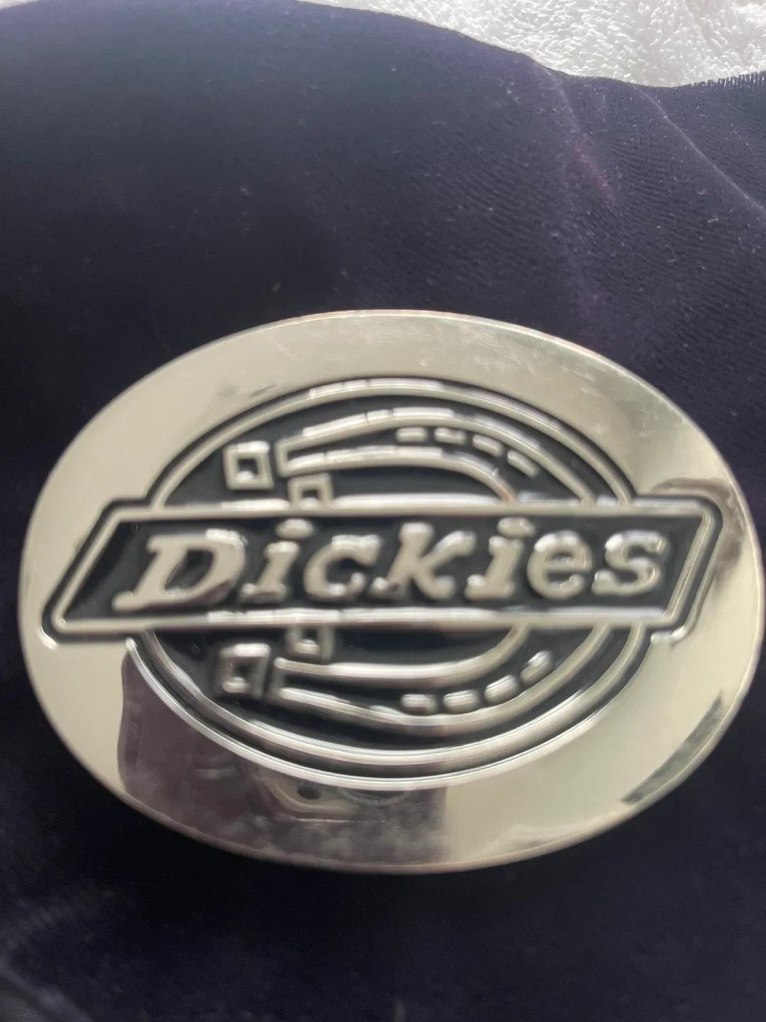 Dickies Belt Buckle - Silver