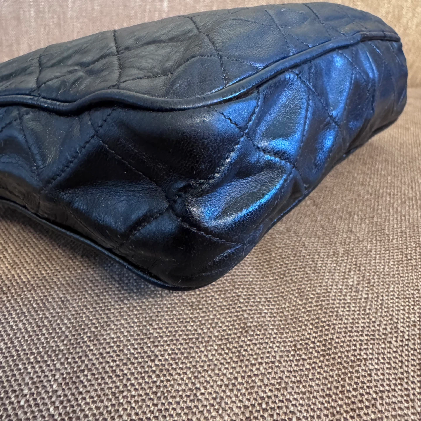 Chanel Black Quilted Leather Camera Bag - photo 3