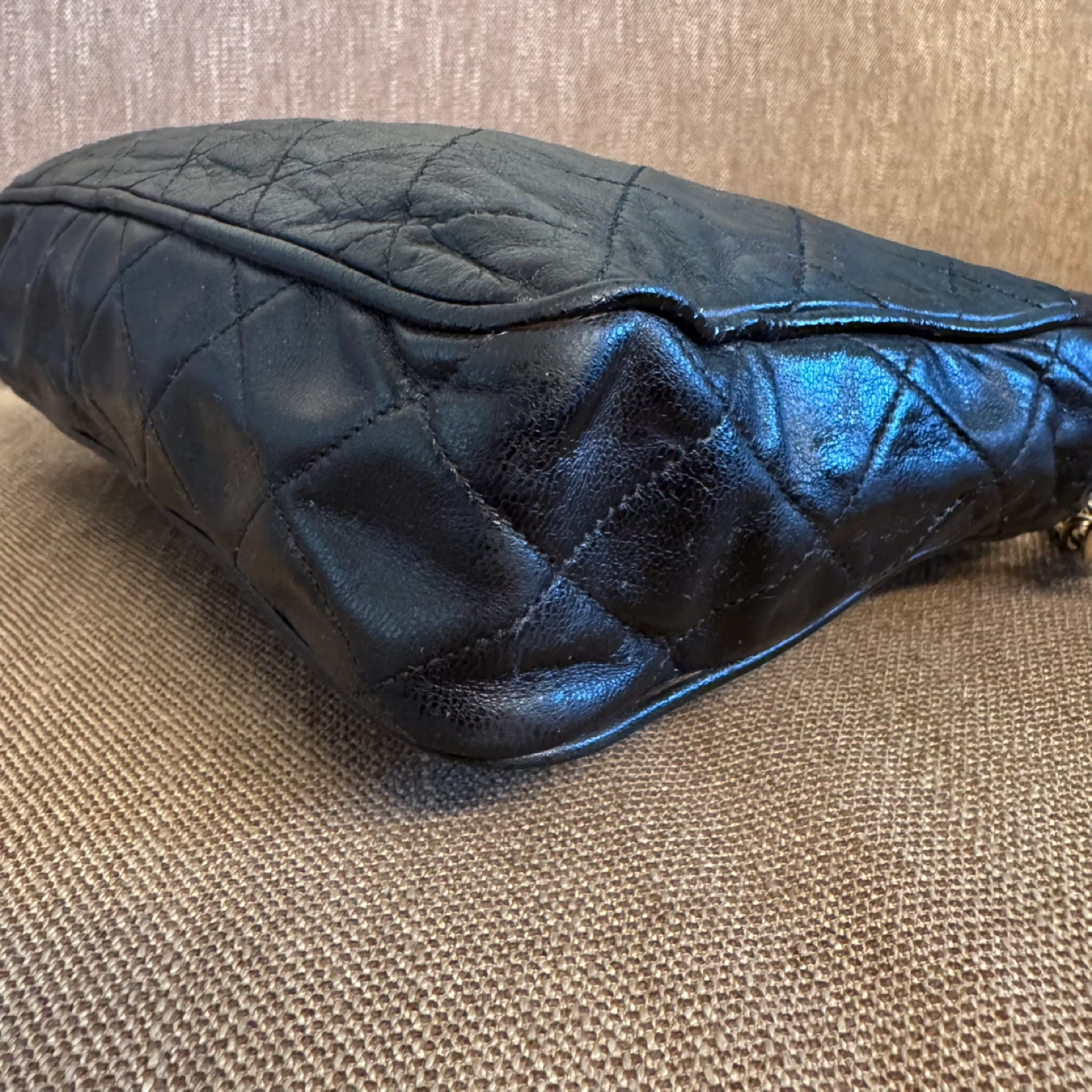 Chanel Black Quilted Leather Camera Bag - photo 4