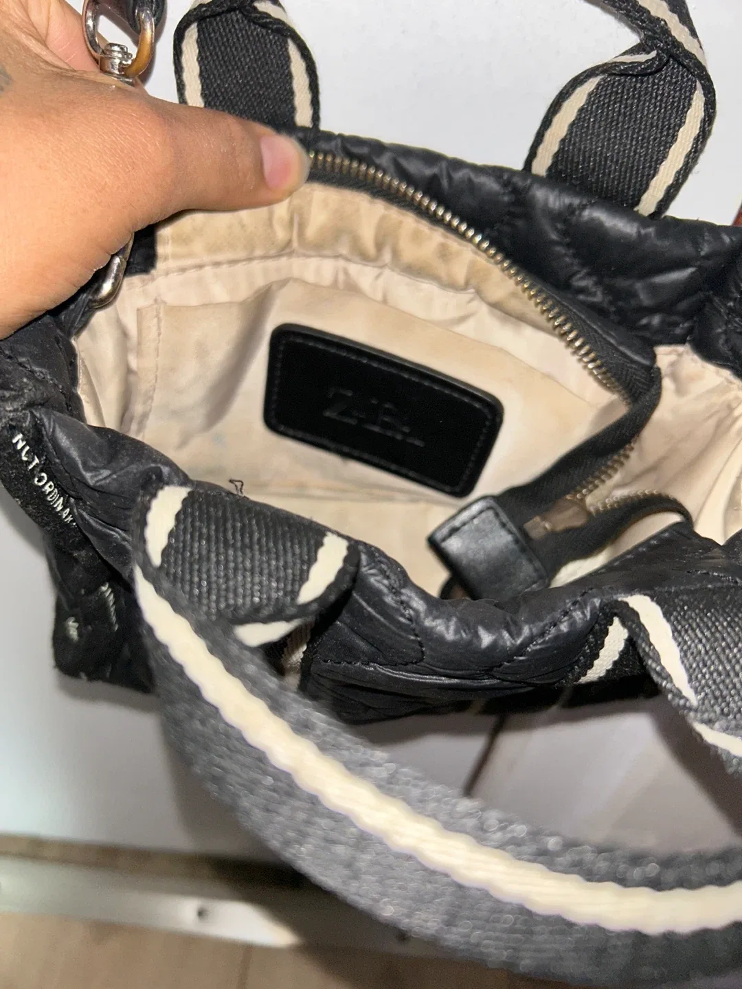 MZ Wallace Micro Sutton Black Quilted Bag image indicator(3)