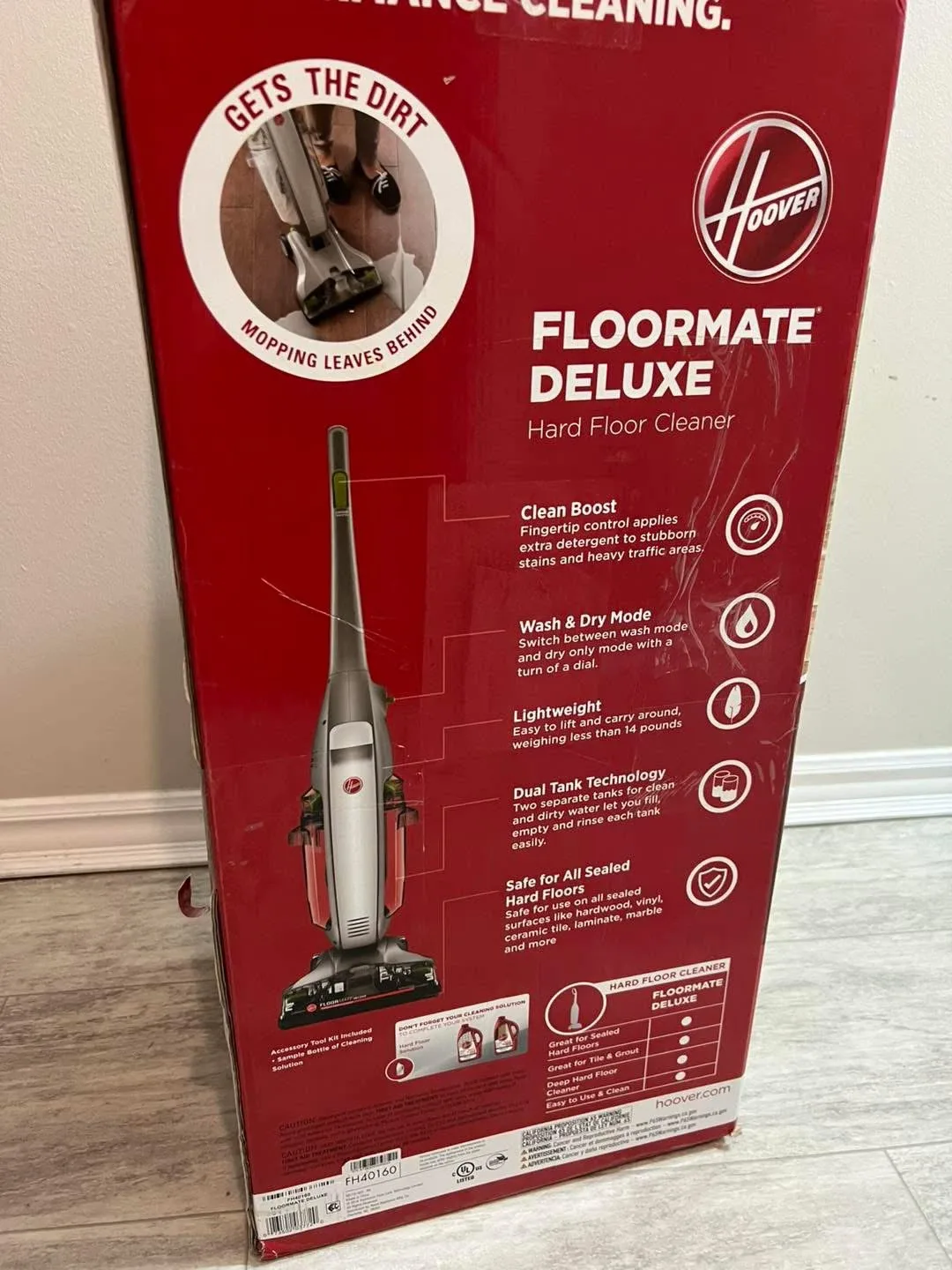LIKE NEW Hoover Hard Floor Cleaner Machine, 1 Shampooer image indicator(7)