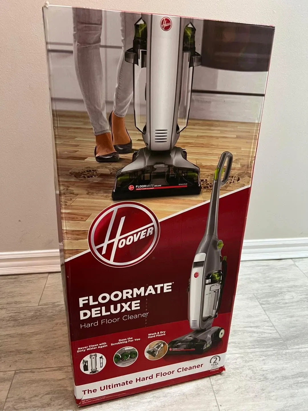 LIKE NEW Hoover Hard Floor Cleaner Machine, 1 Shampooer image indicator(8)