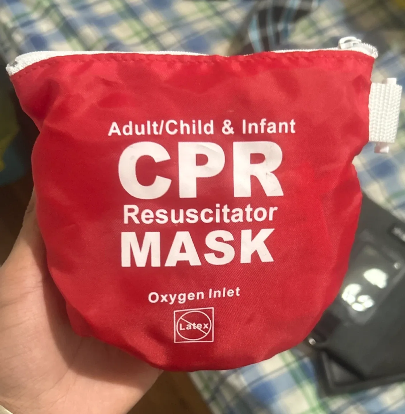 CPR Resuscitator Mask - Adult/Child/Infant