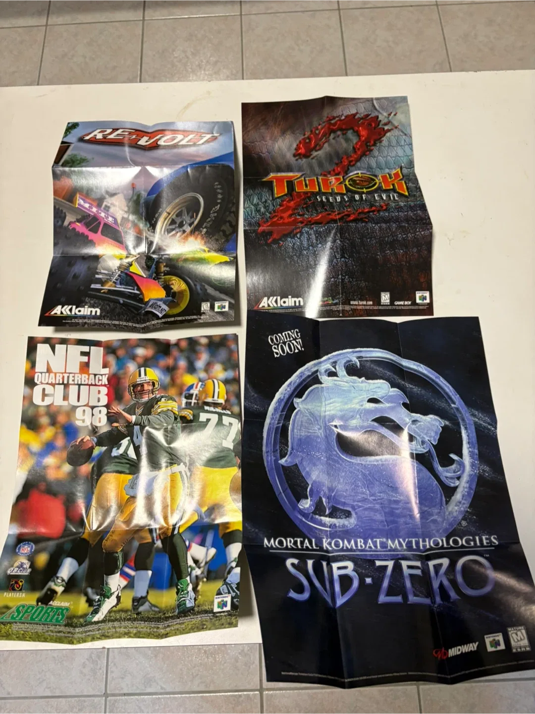 Nintendo 64 Game Box Posters