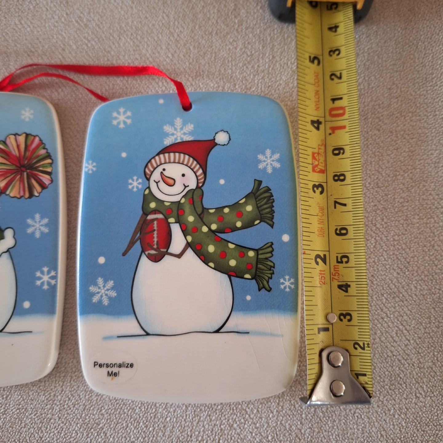 Ganz Snowman Ornament Set of 2 - photo 5
