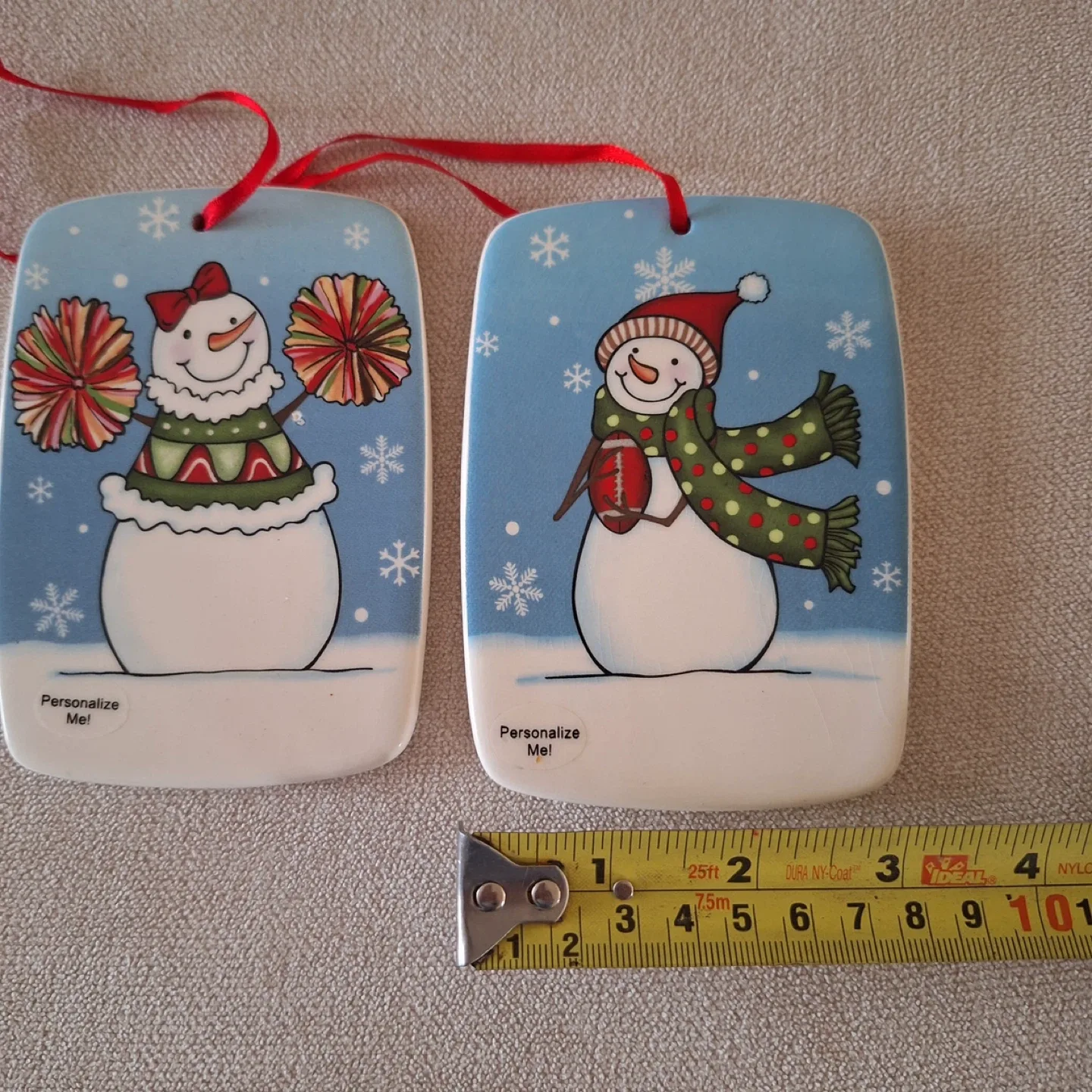 Ganz Snowman Ornament Set of 2 image indicator(6)