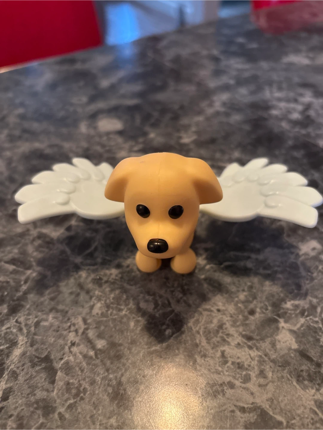 LAST CALL Dog Figurine with Wings