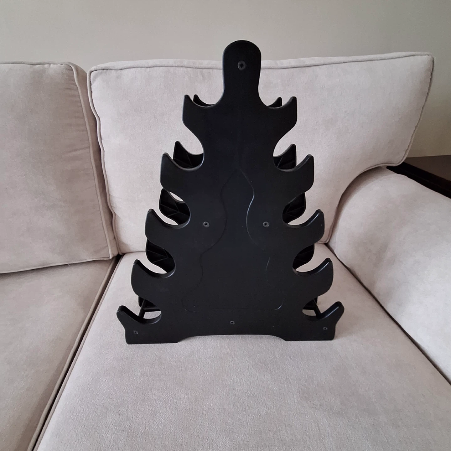 Black Dumbbell Rack