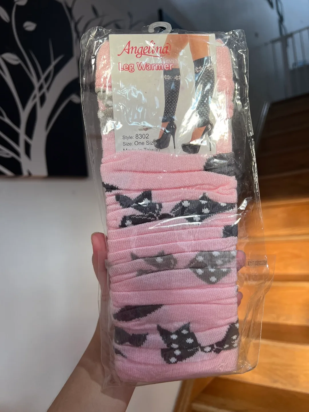 Angelina Leg Warmers - Pink, One Size - New!