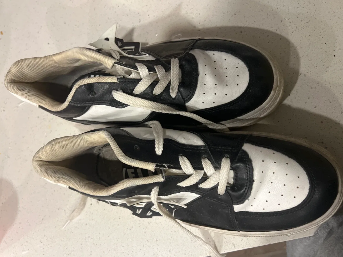 Black & White Unknown Brand Shoes