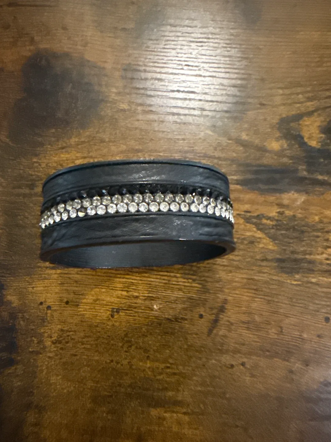 Black Rhinestone Bracelet