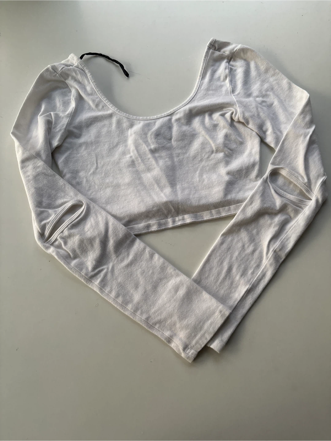 Forever 21 White Long Sleeve Top - Size S