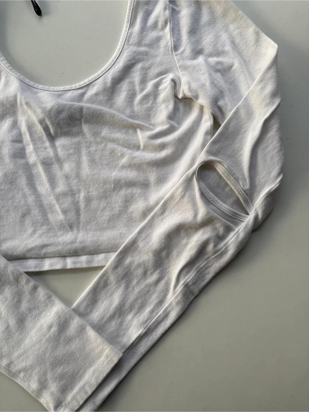 Forever 21 White Long Sleeve Top - Size S - photo 2