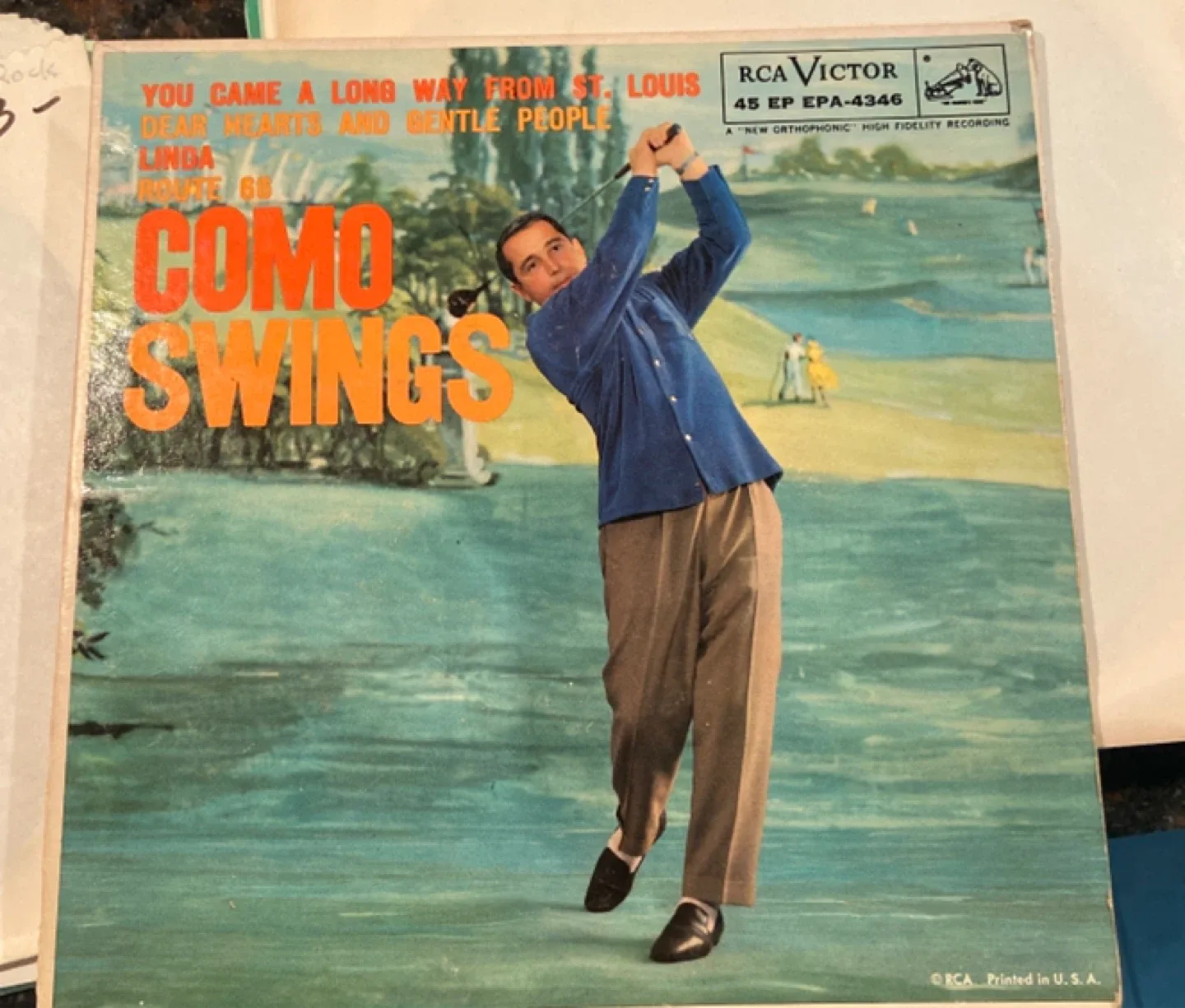 Como Swings Perry Como RCA Victor 45 EP-4346