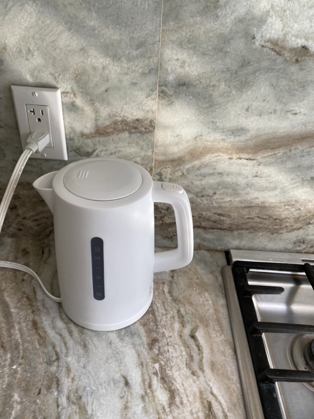 White Electric Kettle