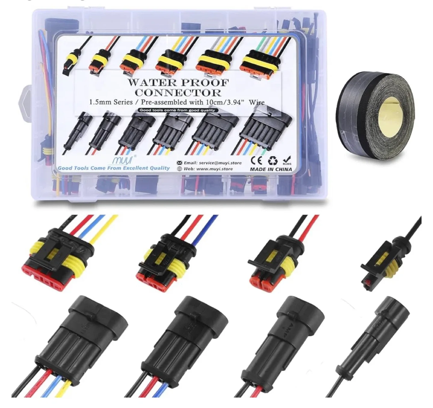 Waterproof Wire Connector Kit - New image indicator(5)