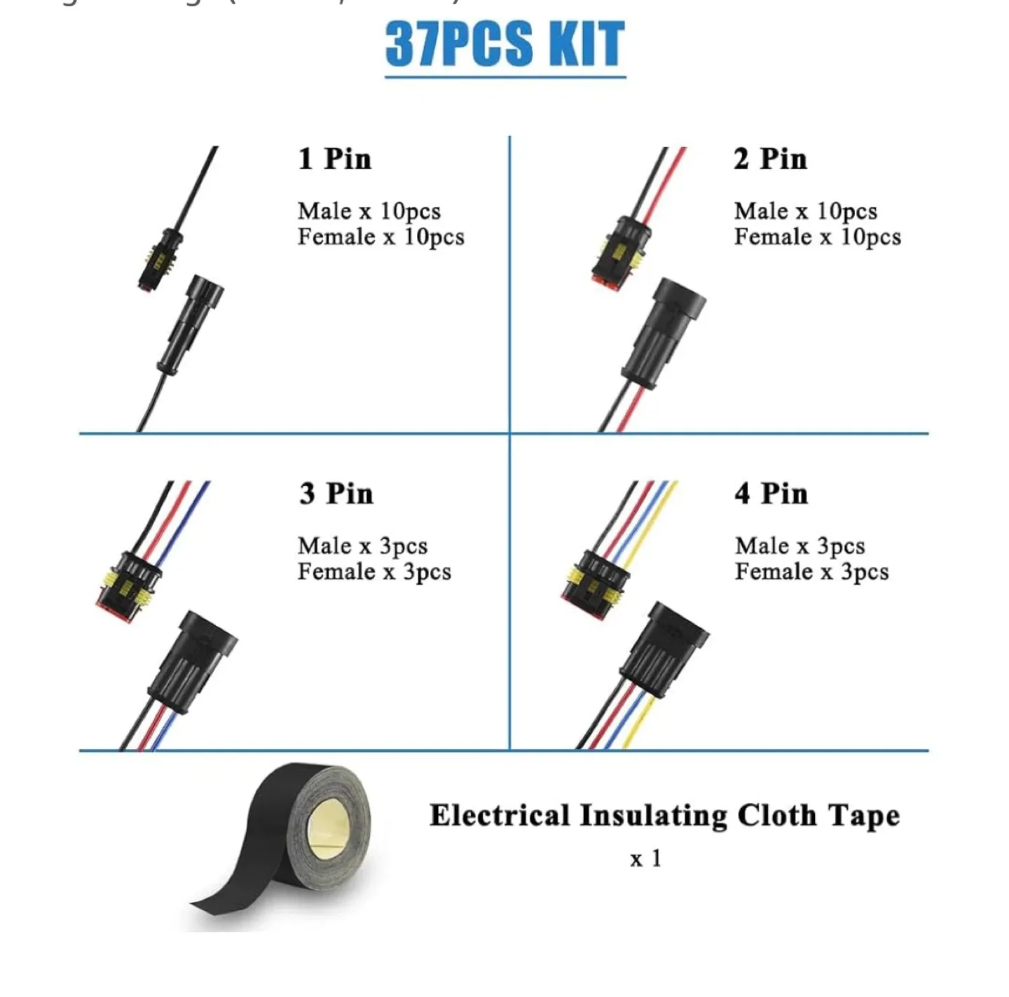 Waterproof Wire Connector Kit - New image indicator(7)