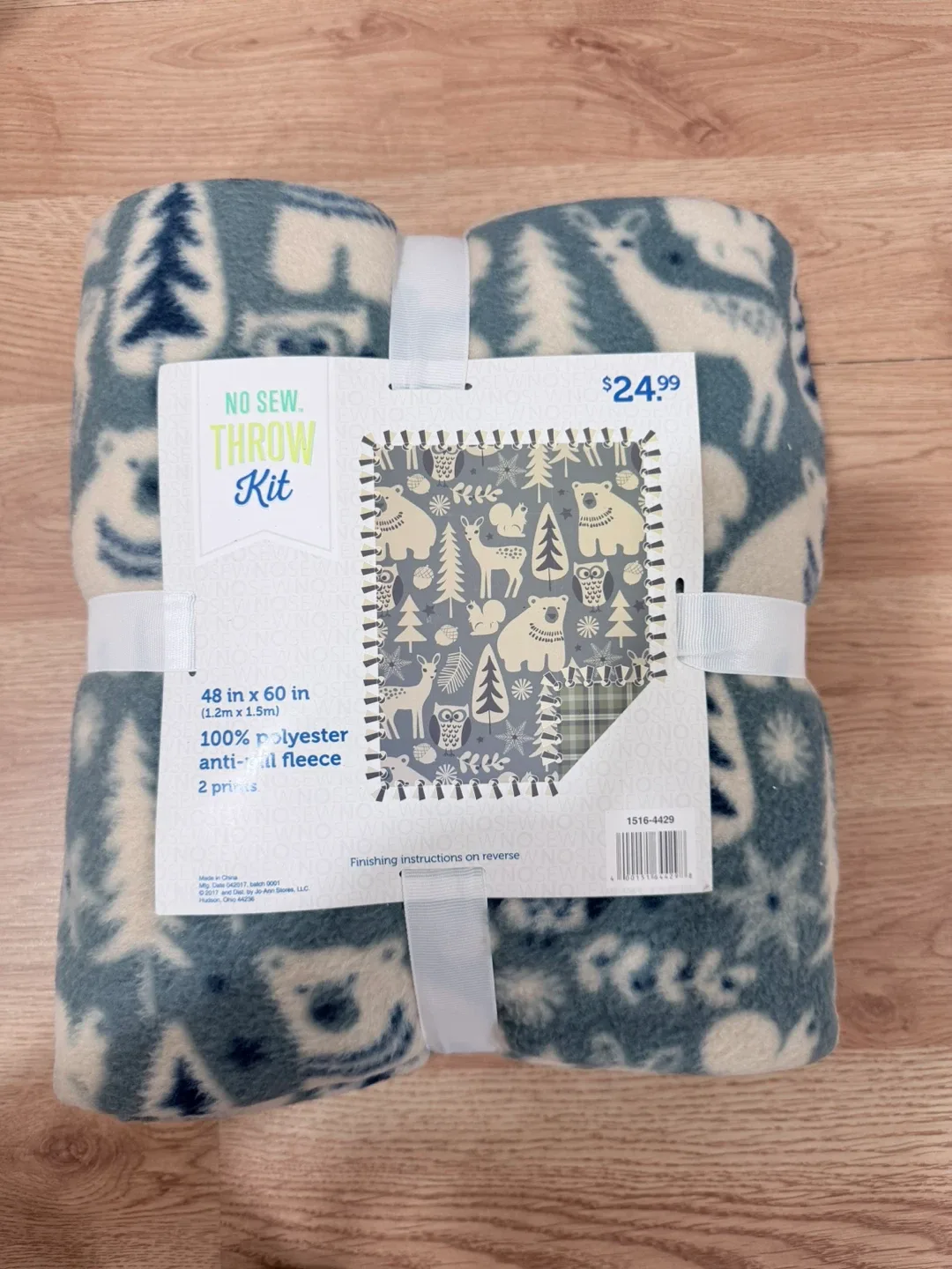 No Sew Throw Kit 48x60in