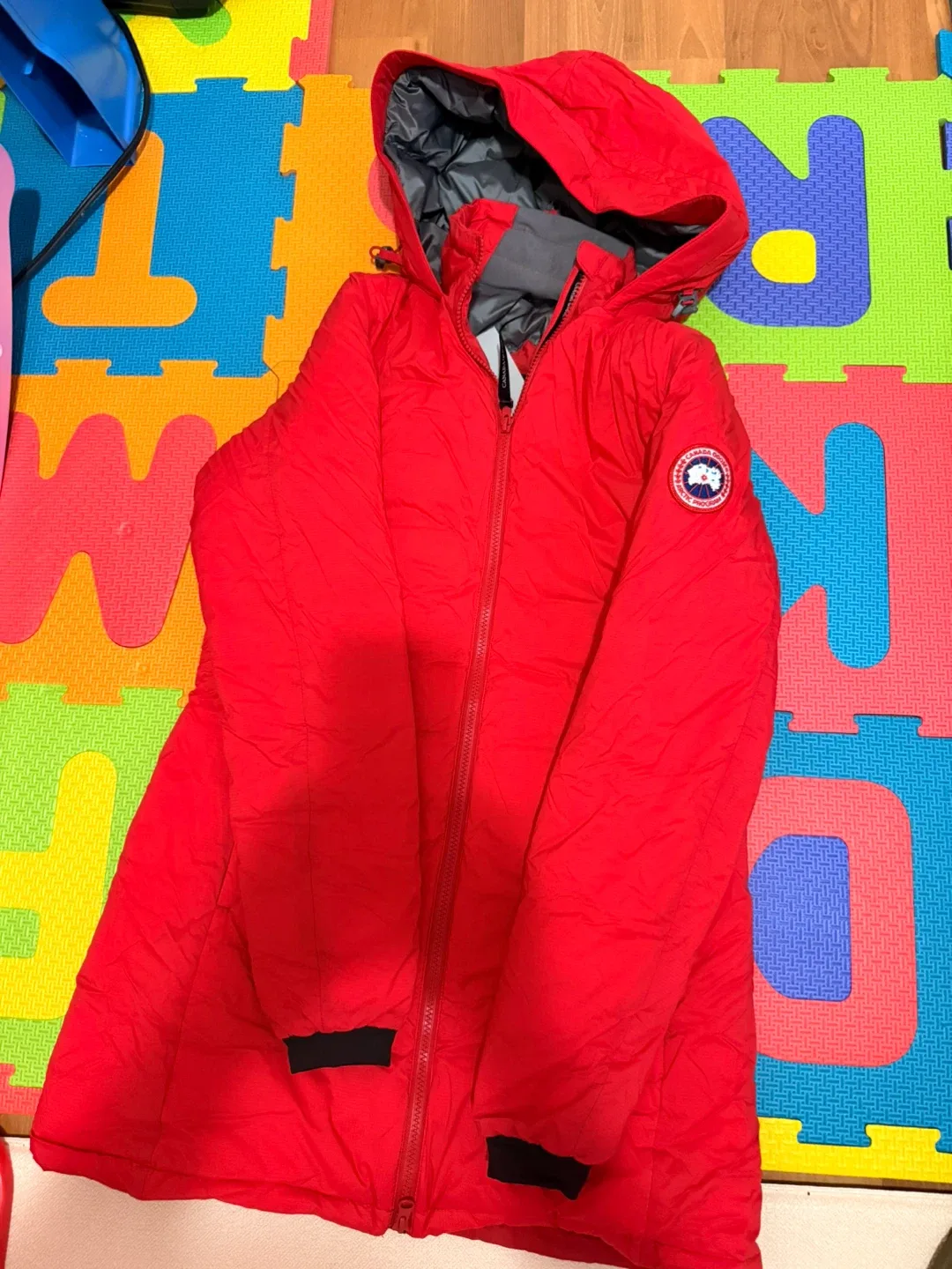 Canada Goose Red Down Parka - Size S
